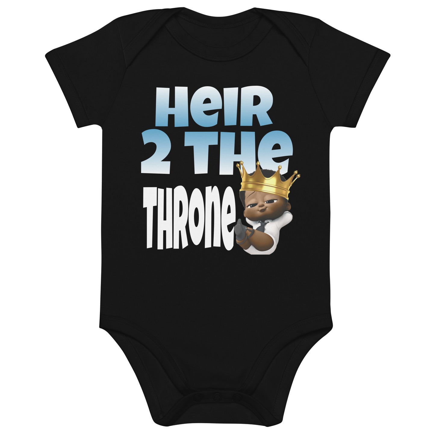 Heir to the throne cotton baby bodysuit