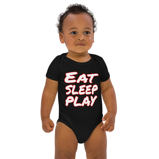 Eat, sleep ,play cotton baby bodysuit