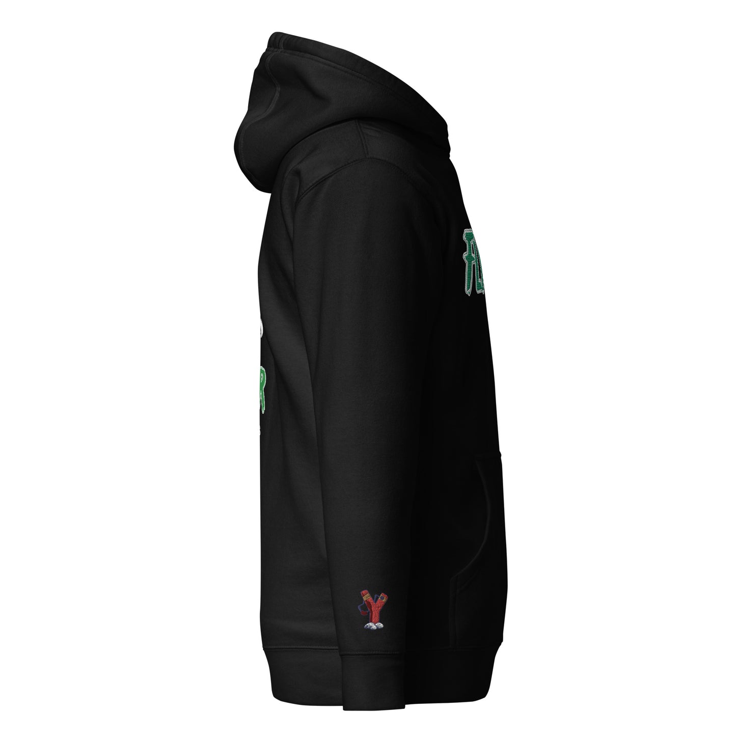 Flystrate Bagchaser embroidery Hoodie