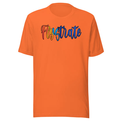 Flystrate multi color wavy  t-shirt