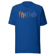 Flystrate multi color wavy  t-shirt