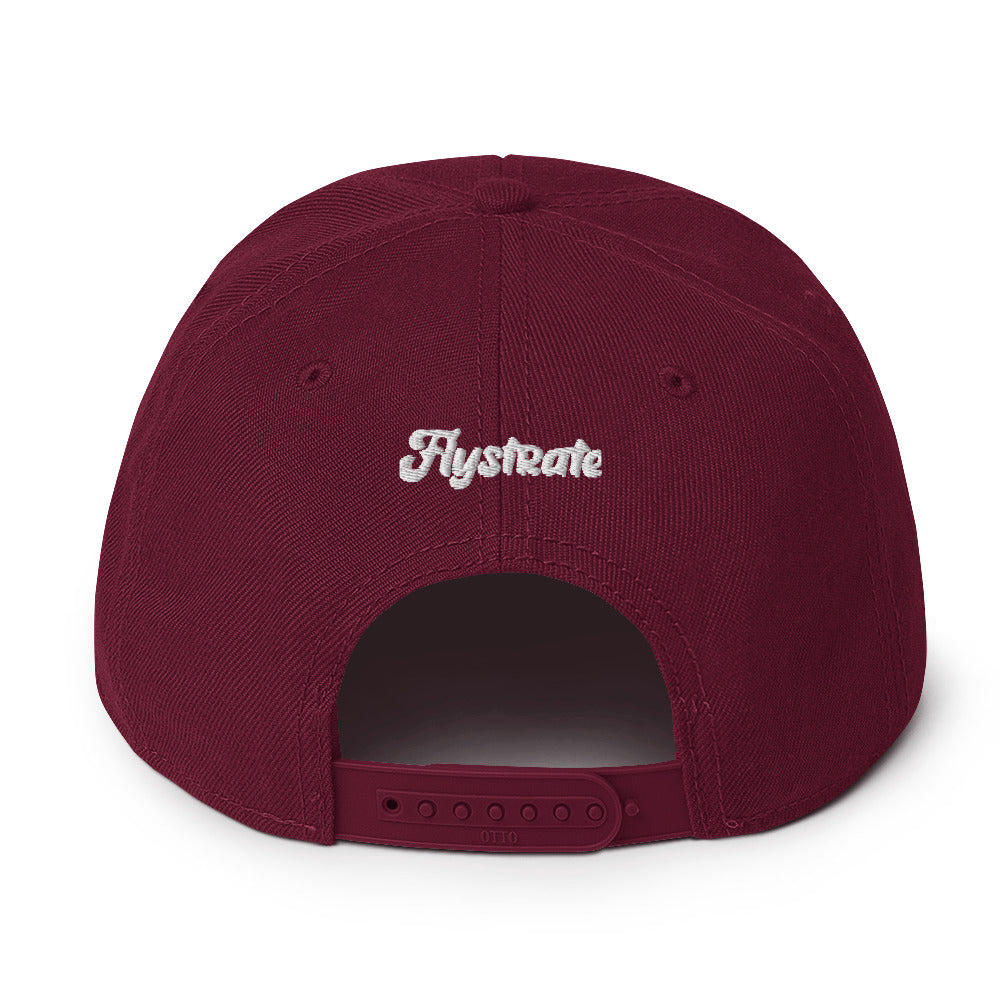 Flystrate Embroidery Snapback Hat